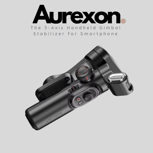 3-Axis Handheld Gimbal Stabilizer for Smartphone with Fill Light And Wireless charging